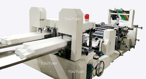 Embossed Cocktail Paper Tissue Napkin Making Machine 300m/Min