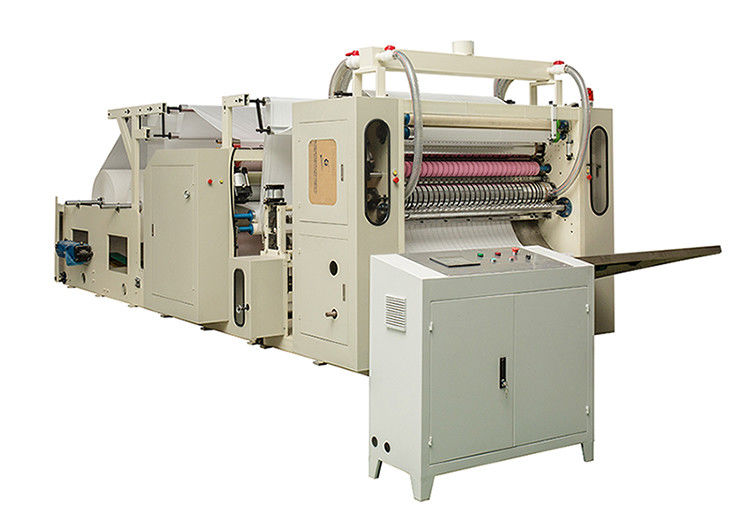 N-Fold Hand Towel Machine Glue Lamination Point To Point Emboss 180m/Min